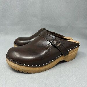 Swedish Clogs Troentorp Raphael Brown Size EU 37.